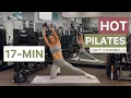 17-Minute Hot Pilates with Light Weights Full Body Tone Sculpt Warm-Up Cooldown Included