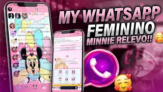 top my whatsapp feminino da minie relevo 