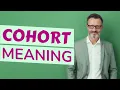 Cohort Meaning of cohort