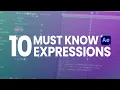 10 Amazing Expressions You NEED To Know In After Effects