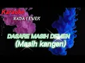 Download Lagu DASARE MASIH DEMEN (MASIH KANGEN) KARAOKE NADA CEWEK SONG MIDI KARIURENG
