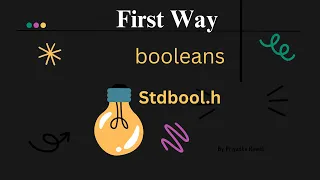 Booleans in C Programming bool true false using stdbool h