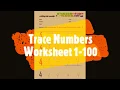 Trace Numbers Worksheet 1 100 - Youtube