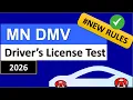 MN Driver s License Practice Test Answers 2026 Minnesota DMV Questions and Answers