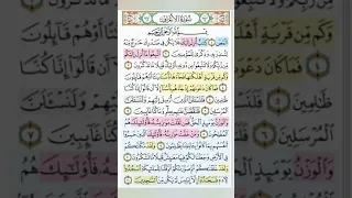 تيسير حفظ سورة الاعراف بالتكرار الربع الاول مكرر 3 مرات بصوت الشيخ عبد الباسط 