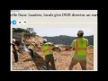 OROVILLE DAM SPILLWAY Water level has almost peaked