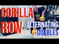 Gorilla Row - Alternating double kettlebell row