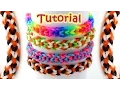 Rainbow Loom Tiny Hearts Bracelet Tutorial - How To Make An Inverted Fishtail Loom Band Bracelet