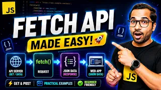 JavaScript Fetch API Tutorial GET POST API Requests Explained