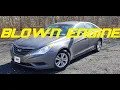 2013 Hyundai Sonata Blown Engine Rod Knock P1326 and P0014 Engine Failure