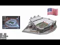 Jordan-Hare Stadium Auburn AL 3D Puzzle by FOCO - Step by Step