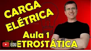 CARGA ELÉTRICA - ELETROSTÁTICA - AULA 1 - Prof.  Marcelo Boaro