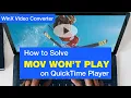 How to Solve MOV Won t Play on QuickTime Player