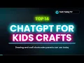 ChatGPT For Kids Crafts - 14 ChatGPT Prompts That Print Perfect Colouring Pages Learn AI FREE