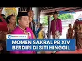 Lagu Detik-detik PB XIV Hamangkunegoro Tiba di Siti Hinggil Keraton Solo, Pidato di Hadapan Publik