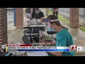 COVID-19 drive-thru testing at CVS in Fayetteville