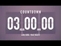 3 Hours Countdown Timer Flip clock SOUL R B Beats Bells