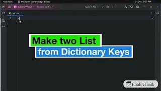 How to make a dictionary from two lists in python Python Tips