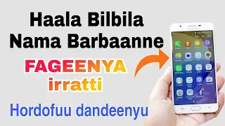 Haala Bilbila Nama Tokkoo Fageenya Fageenyaati Guutumaan Guututi Hordofu Dandeessan 