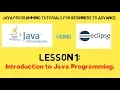 Java Programming Lesson 1 Introduction of Java Programming Language