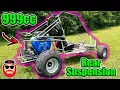 999cc V Twin Go Kart Rear Suspension Engine Mounted