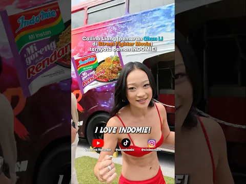 CALLINA LIANG (CHUN LI) DOYAN INDOMIE?! #callinaliang #chunli #streetfightermovie #streetfighter
