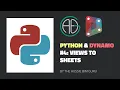 Python in Dynamo Views to Sheets API 2