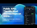 Public APIs The 4th Most Starred Repo on GitHub Is Just a List