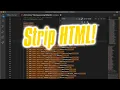 Strip HTML tags with Visual Studio Code - Remove HTML markup with Regular Expressions RegEx