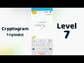 Cryptogram Tripledo Level 7 Solutions Logic Puzzle Game Mini Boss