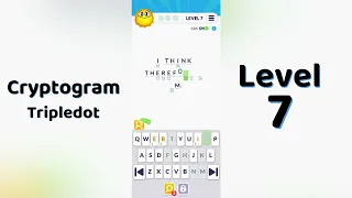 Cryptogram Tripledo Level 7 Solutions Logic Puzzle Game Mini Boss