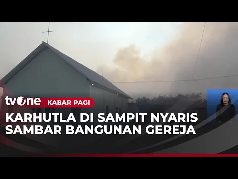 Kebakaran Lahan di Kotawaringin Timur Nyaris Membakar Gereja