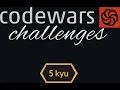 Codewars kata in javascript 5ku katas Part 15