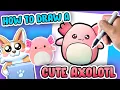 How to Draw Archie the Axolotl from SQUISHMALLOWS