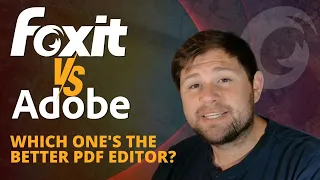 Foxit PDF Editor Suite Pro vs Adobe Acrobat Which Is the Better PDF Editor Feature Review