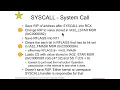 System Calls - x86-64 s Preferred System Call Instructions