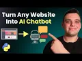 I Built a Python Script That Turns Any Website Into an AI Chatbot
