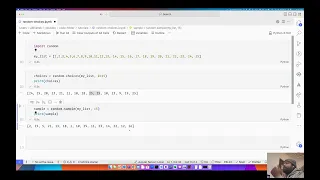 Random choices and samples in Python
