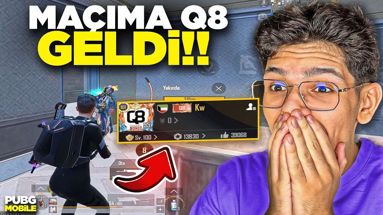MAÇIMA Q8 GELDİ! EFSANE MAÇ - PUBG MOBİLE
