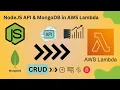 Deploy a Serverless CRUD API on AWS Lambda with MongoDB NodeJS