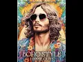 Boho Style Hippie Guys by Pretty Fantastic Publishing Adult Coloring Book Flip-Thru