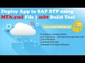 How to deploy CAPM Apps to SAP BTP Cloud Foundry Business Application Studio Deploy to BTP MTA