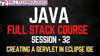 Session - 32 Java Full Stack Developer Course Creating a Servlet in Eclipse IDE