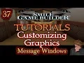 Smile Game Builder Tutorial Customizing Graphics Message Windows