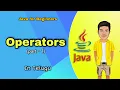 Operators in Java Telugu Part-01 Operator vs Operand Java Tutorials in Telugu