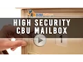 Florence Manufacturing High Security CBU Mailbox Budget Mailboxes