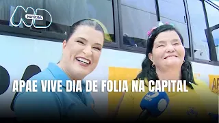 Carnaval inclusivo leva alunos da APAE à Passarela Nego Quirido