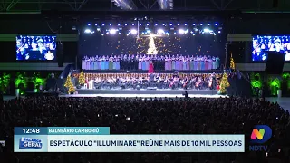 Espetáculo Illuminare reúne mais de 10 mil pessoas em Balneário Camboriú