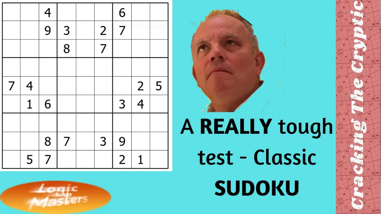 See how good you are with a tough Sudoku