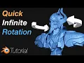 2 93 Blender Tutorial Quick Infinite Rotation Animation